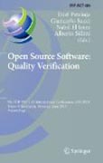 Open Source Software: Quality Verification