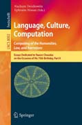 Language, Culture, Computation: Computing for the Humanities, Law, and Narratives