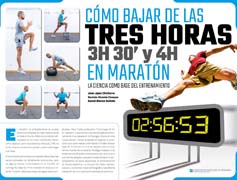 Cómo bajar de 3 horas, 3H 30´ y 4H en maratón