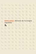 Historia de la lengua española