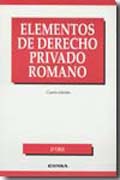 Elementos de derecho privado romano