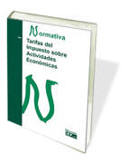 Tarifas del impuesto sobre actividades económicas. Normativa 2011