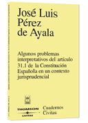 Algunos problemas interpretativos del artículo 31.1 de la: Constitución Española en un contexto jurisprudencial