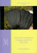 Proyectos de investigación en parques nacionales: 2003-2006