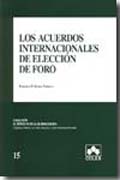 Acuerdos internacionales de elección de foro