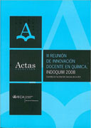 III Reunión de Innovación docente en Química (INDOQUIM 2008)