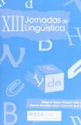 XIII Jornadas de Lingüística, Cádiz 15, 16 y 17 de marzo de 2010