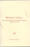 República Poética: textos prágmaticos de la literatura española (siglos XVIII y XIX)