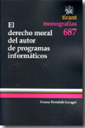 El derecho moral del autor de programas informáticos